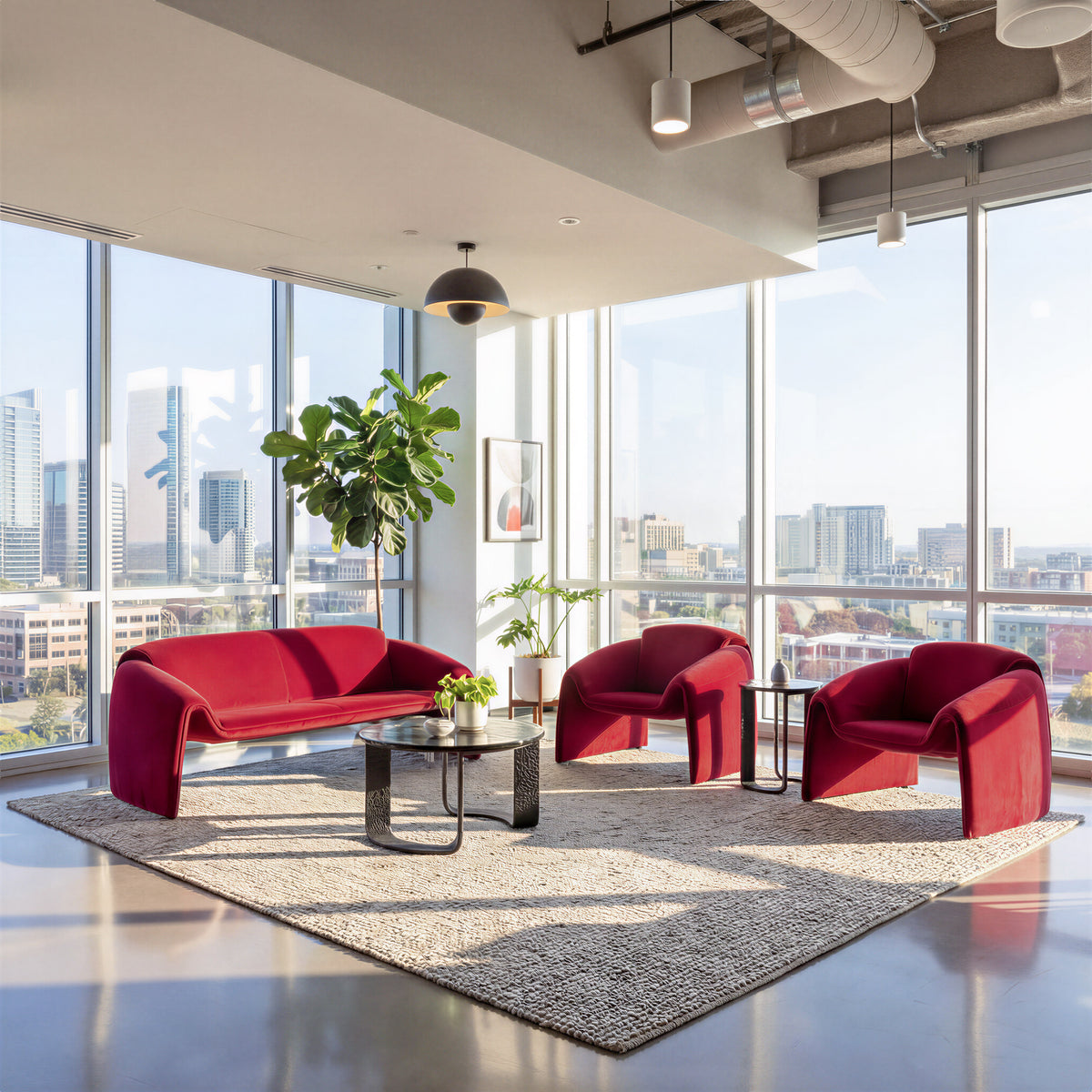 Divin Black Coffee Table