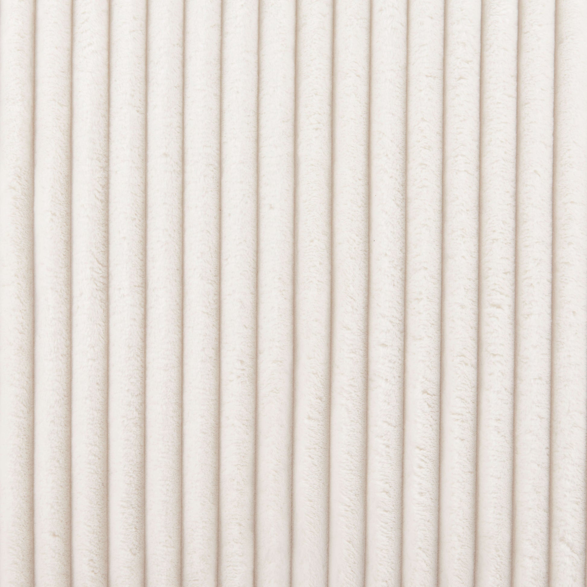 Opam White Corduroy Accent Chair – Modern Sculptural Lounge Chair soft corduroy texture close-up for plush comfort.