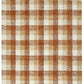 Orange Beige And Brick Red Wool Plaid Hand Tufted Area Rug | 9' x 13' classic plaid pattern in warm colors.