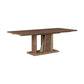 Ouida Brown Bent Wood Dining Table – view 4