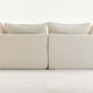 Oversized Cloud Couch Modular Loveseat 74.8"  | Deep Seat Velvet 2-Seater Sofa with plush cushions and soft upholstery.