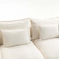 Oversized Cloud Couch Modular Loveseat 74.8"  | Deep Seat Velvet 2-Seater Sofa with soft cushions and pillows.