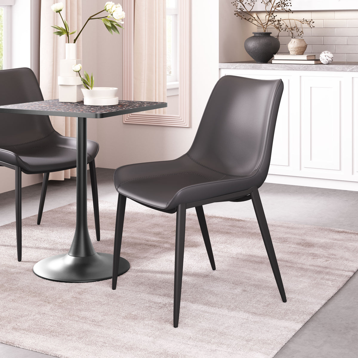 Magnus Dining Chair (Set of 2) in Black