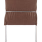 Pola Dining Chair (Set of 2) in Brown