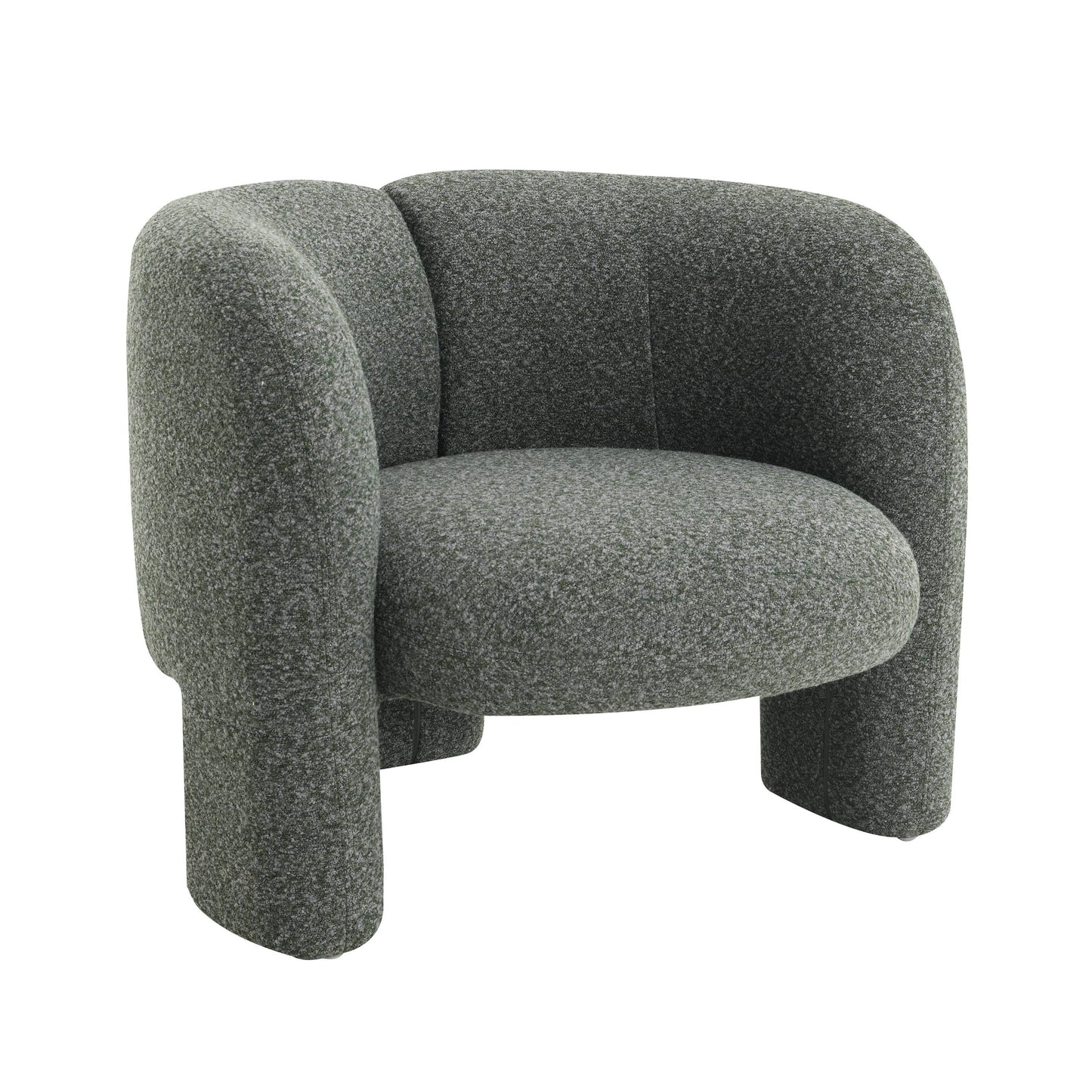 Pemba Green Fabric Accent Chair – 34"W Accent Chair
