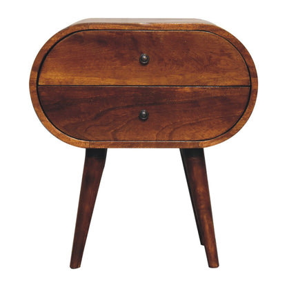 Perrin Brown Solid Wood Nightstand – 21.6" Nightstand – view 2