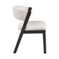 Perrine Black Wood Dining Set – 5-Piece Extendable Table & 4 Curved-Back Side Chairs – view 11