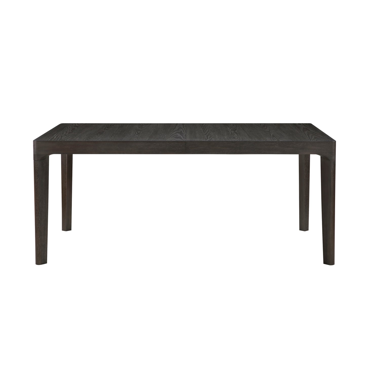 Perrine Black Wood Dining Set – 5-Piece Extendable Table & 4 Curved-Back Side Chairs – view 4