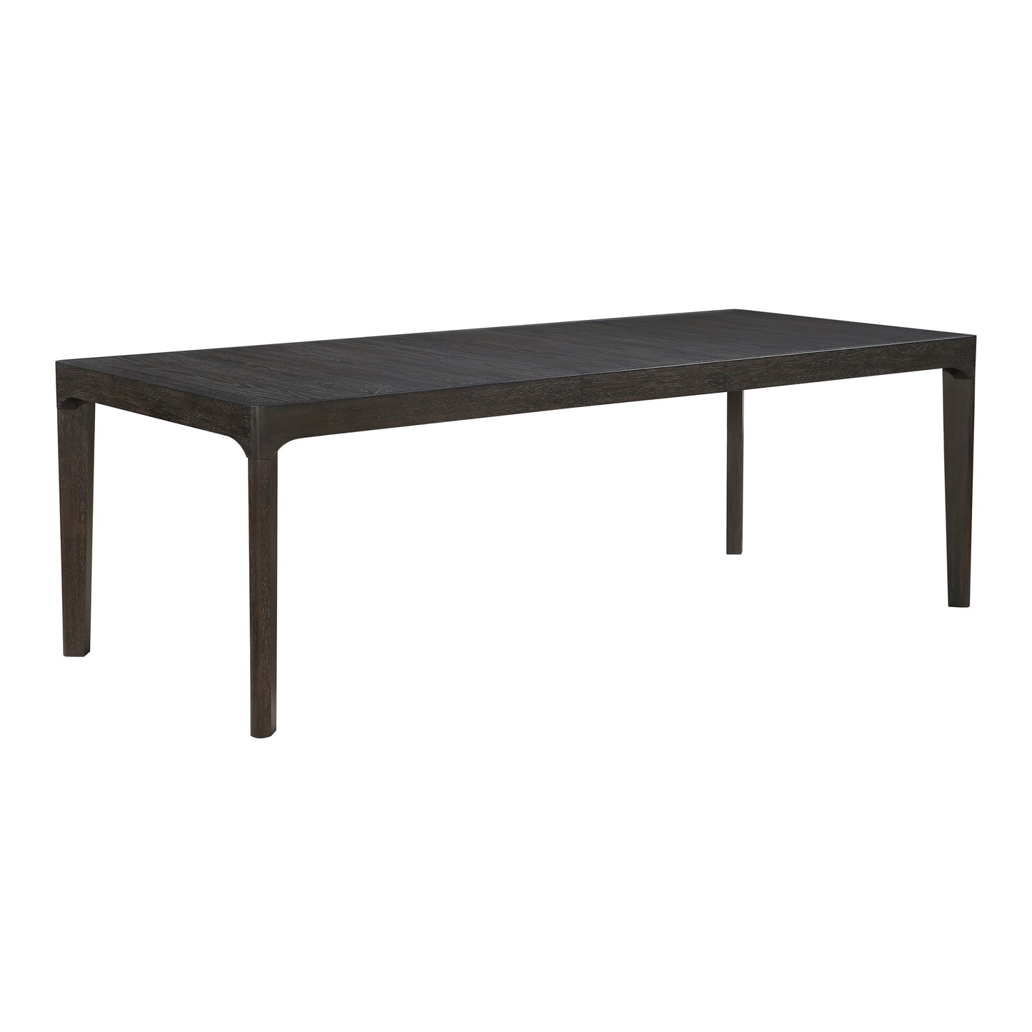 Perrine Black Wood Dining Set – 5-Piece Extendable Table & 4 Curved-Back Side Chairs – view 5