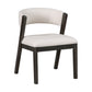 Perrine Black Wood Dining Set – 5-Piece Extendable Table & 4 Curved-Back Side Chairs – view 9