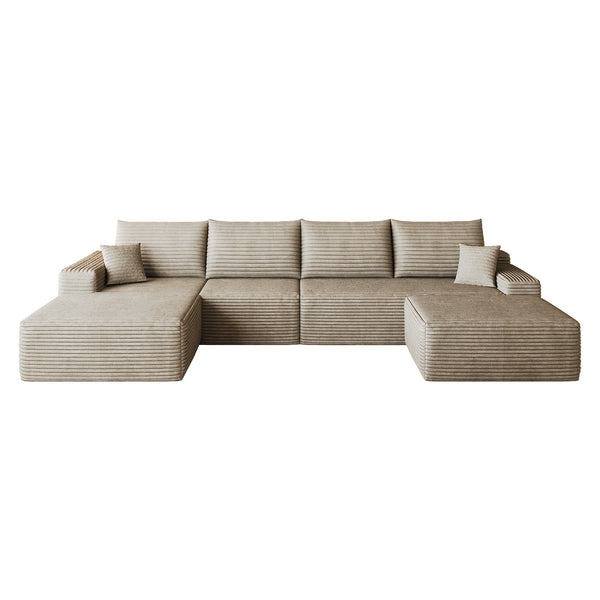 Perrine Corduroy Cloud Sectional – 135