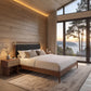 Netz Black & Walnut King Bed
