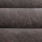 Pipino Top-Grain Ebony Leather Swivel Chair – Modern Accent Chair close-up of luxurious ebony leather upholstery.