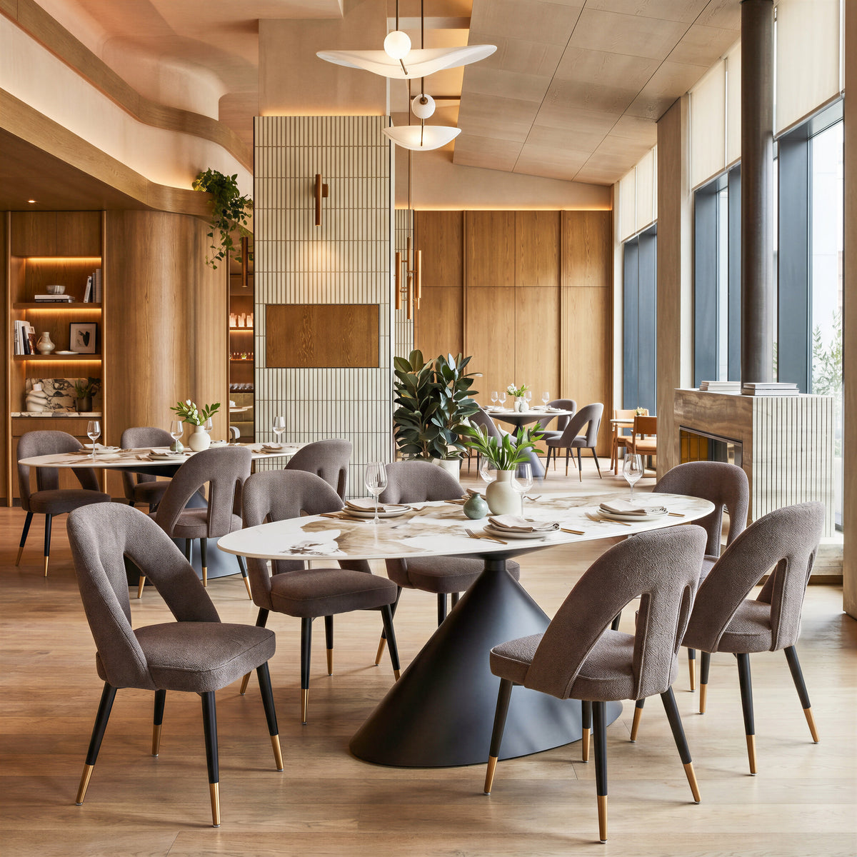 Artus Dining Chair in Gray