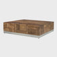 Luxvil 43" Premium Solid Wood Coffee Table with Storage Drawer
