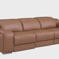 103" Italian Leather Reclining USB Sofa | Power Recliner Couch