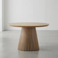 47-Inch Modern Round Dining Table for 4