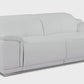 86" Italian Leather Power Reclining Sofa with USB Charging
