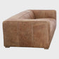 Bolton Top Grain Leather Square Arm Sofa 101" – Modern Genuine Leather Sofa