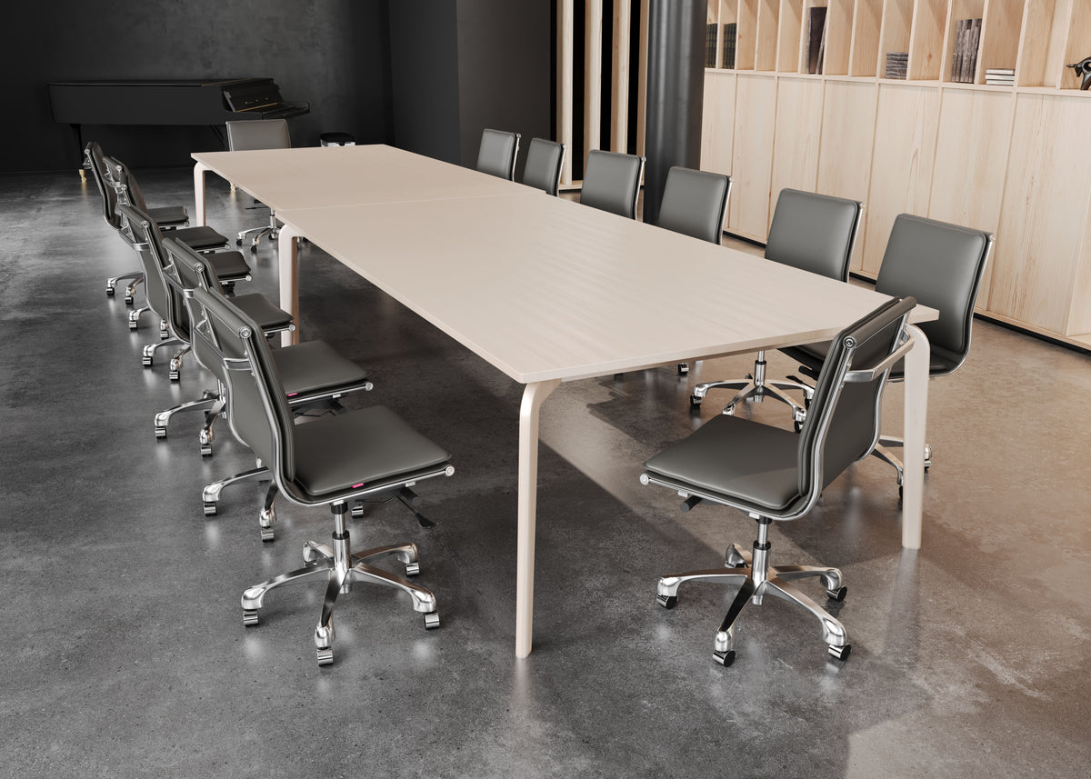 Lider Plus Armless Office Chair in Gray