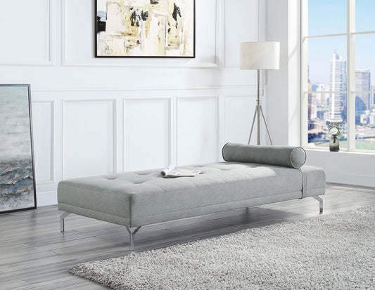Quenti Gray Velvet Sofa – 74"W Sofa – view 2
