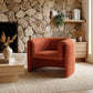 Viana Accent Chair in Burnt Orange