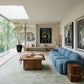 Cleo Blue Middle Chair
