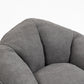 Ravenna Grey Microfiber Bean Bag Chair with Footrest – 40" Bean Bag Chair – view 14
