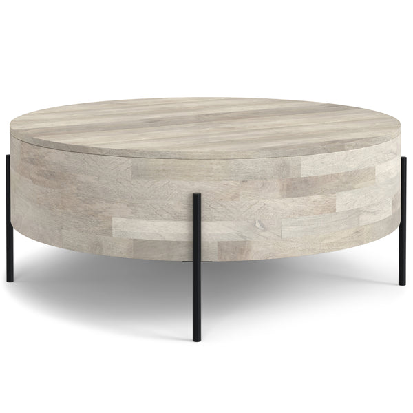 Rayburn White Wood Coffee Table – 38