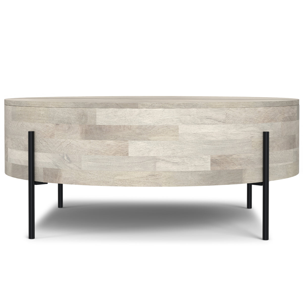 Rayburn White Wood Coffee Table – 38" Coffee Table – view 6