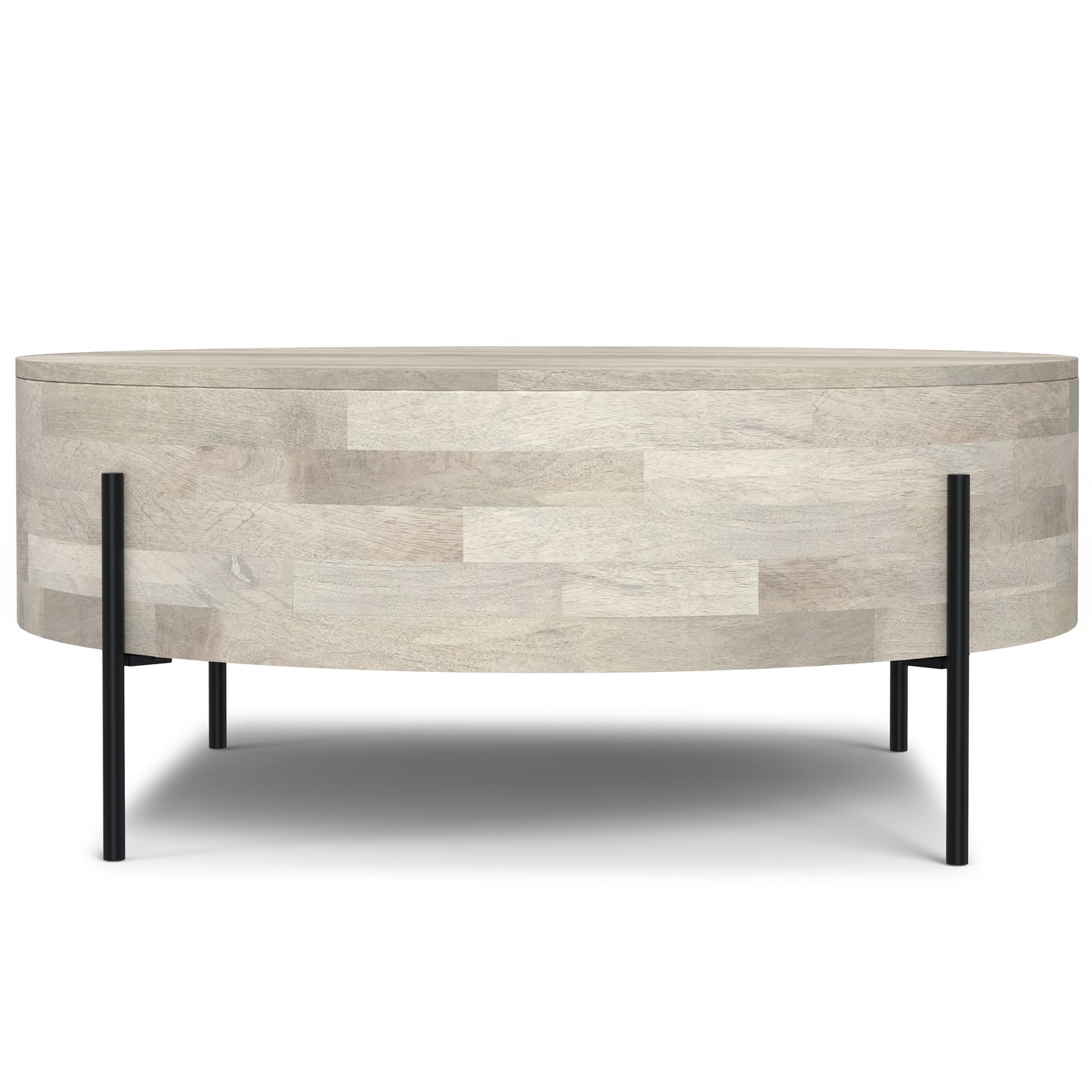 Rayburn White Wood Coffee Table – 38" Coffee Table – view 6