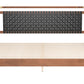 Netz Black & Walnut King Bed
