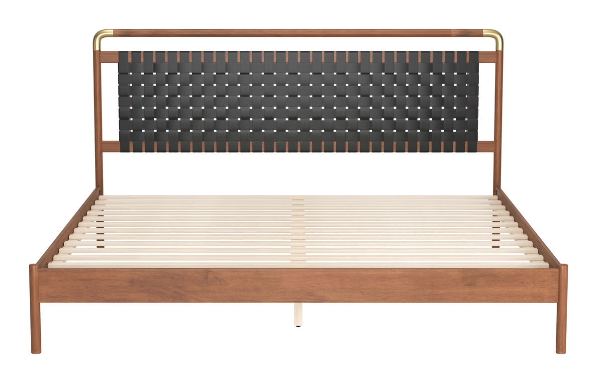 Netz Black & Walnut King Bed