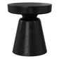 Robbie Solid Wood Accent End Table 16 inch Black 1