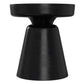 Robbie Solid Wood Accent End Table 16 inch Black 4