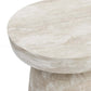 Close-up of the top surface of Robbie Wood Accent End Table showcasing natural grain patterns and a light finish.