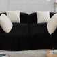 Rosalind Modular Sectional Sofa – 137.8" Bubble Velvet Sofa – view 10