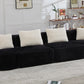 Rosalind Modular Sectional Sofa – 137.8" Bubble Velvet Sofa – view 13