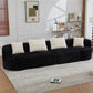 Rosalind Modular Sectional Sofa – 137.8" Bubble Velvet Sofa – view 5