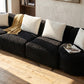 Rosalind Modular Sectional Sofa – 137.8" Bubble Velvet Sofa – view 8