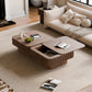 Roswell Walnut Solid Wood & MDF Coffee Table – 31.5" Square Coffee Table – view 13
