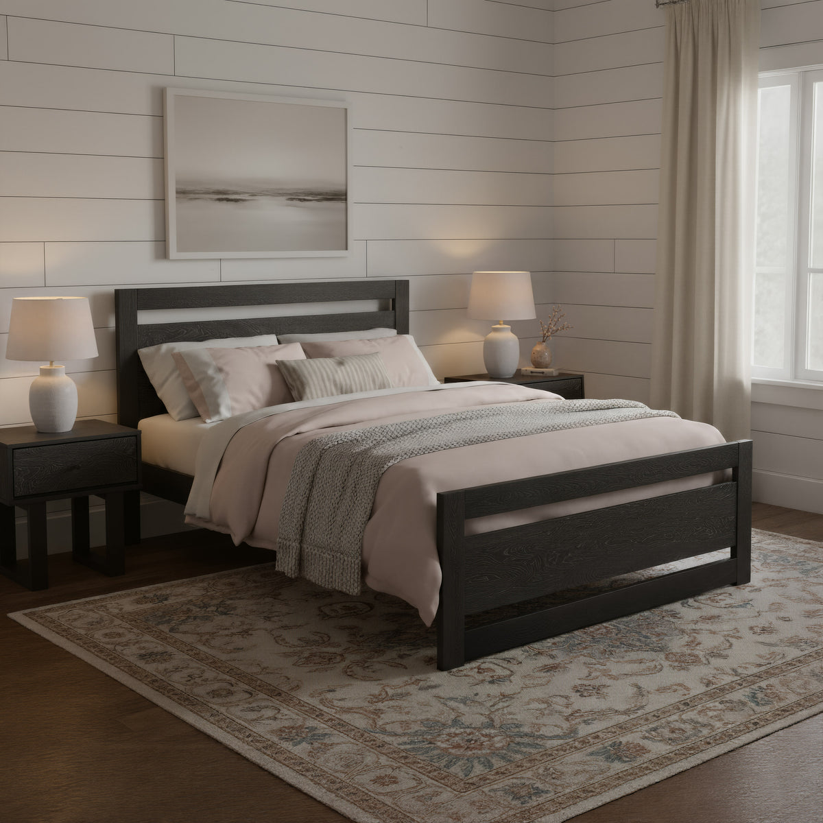 Repos Queen Bed in Black