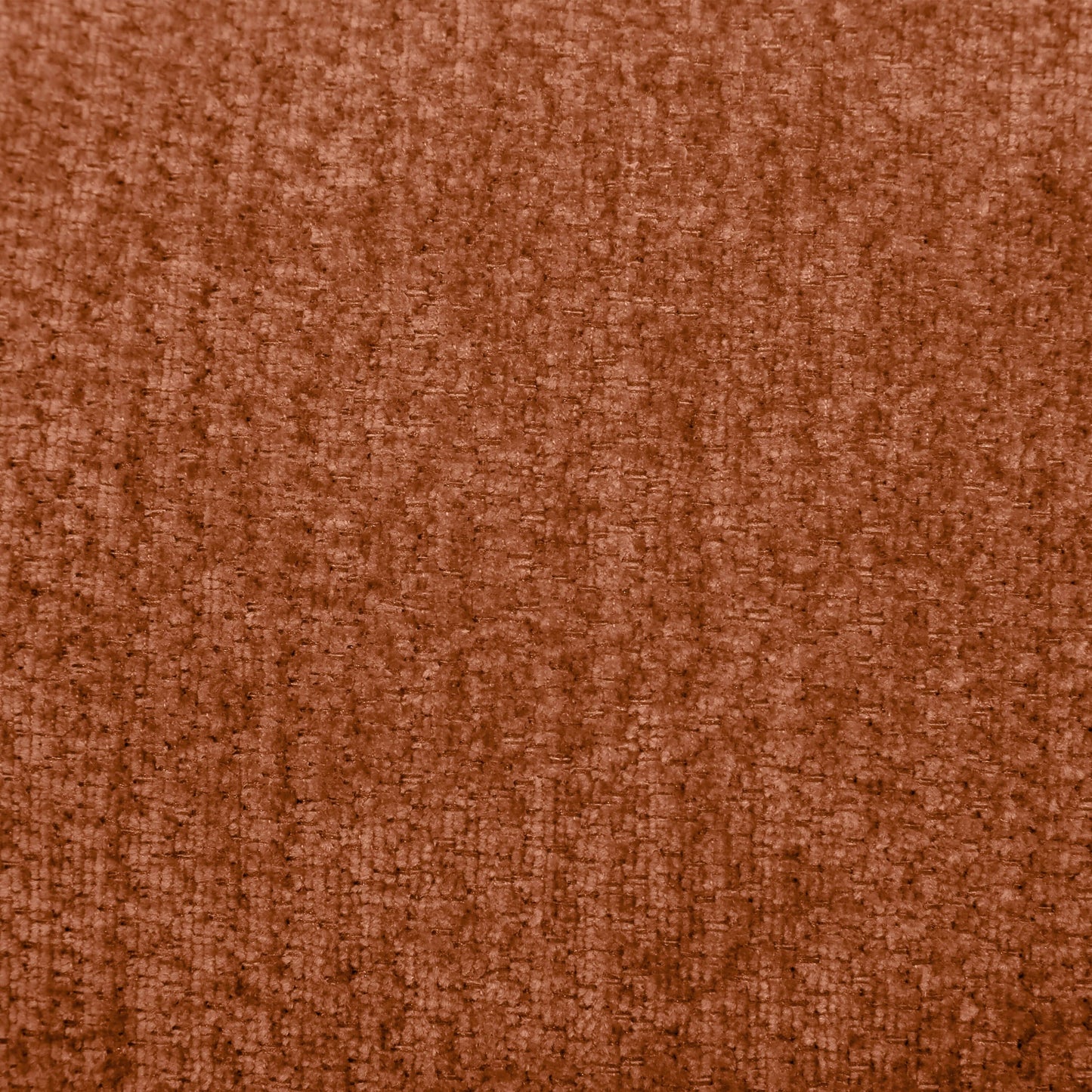 Fabric swatch of modern curved sectional sofa in warm brown texture, showcasing soft, comfortable upholstery.