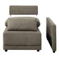 Rylie Brown Linen Modular Sectional Sofa – 144” Couch with Pillows (2 Sizes) showing versatile seating options.