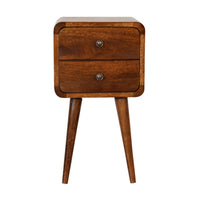 Sabine Beige Brown Wood Nightstand – 11.8