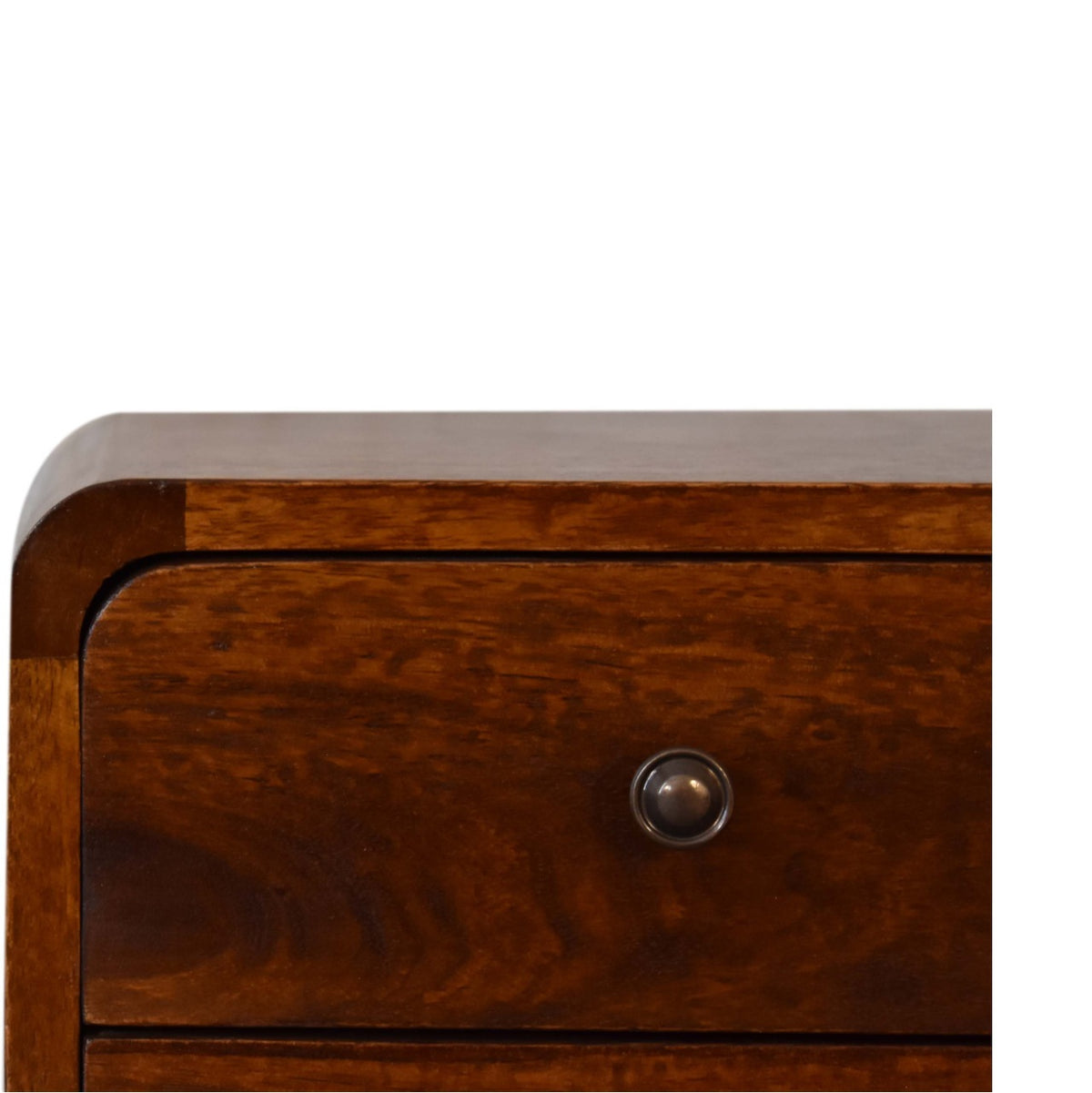 Sabine Beige Brown Wood Nightstand – 11.8" Nightstand – view 5