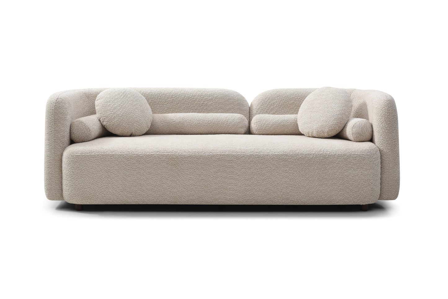 Sabrina 3-Piece Boucle Living Room Set – Sofa, Loveseat & Swivel Chair – view 13