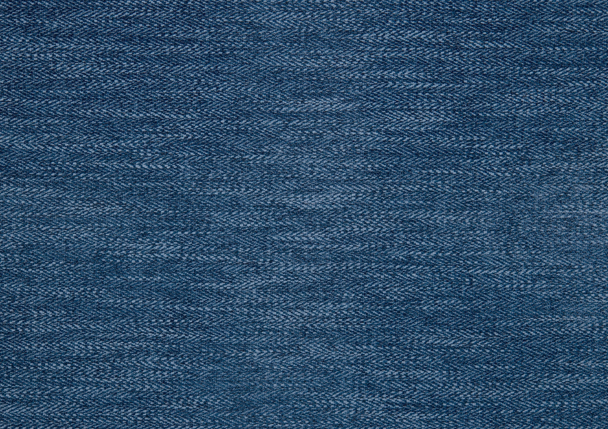 Selby Contemporary Chenille Sofa – Blue, Solid Wood Frame, 83"W – view 17