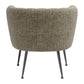 Deco Green Tweed Accent Chair