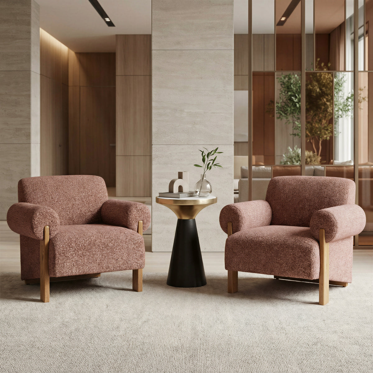 Verity Copper Accent Chair